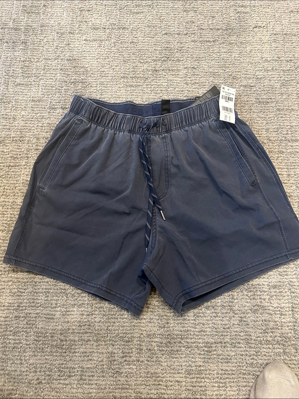 YPB motionTEK Unlined Training Short 5” Blue S